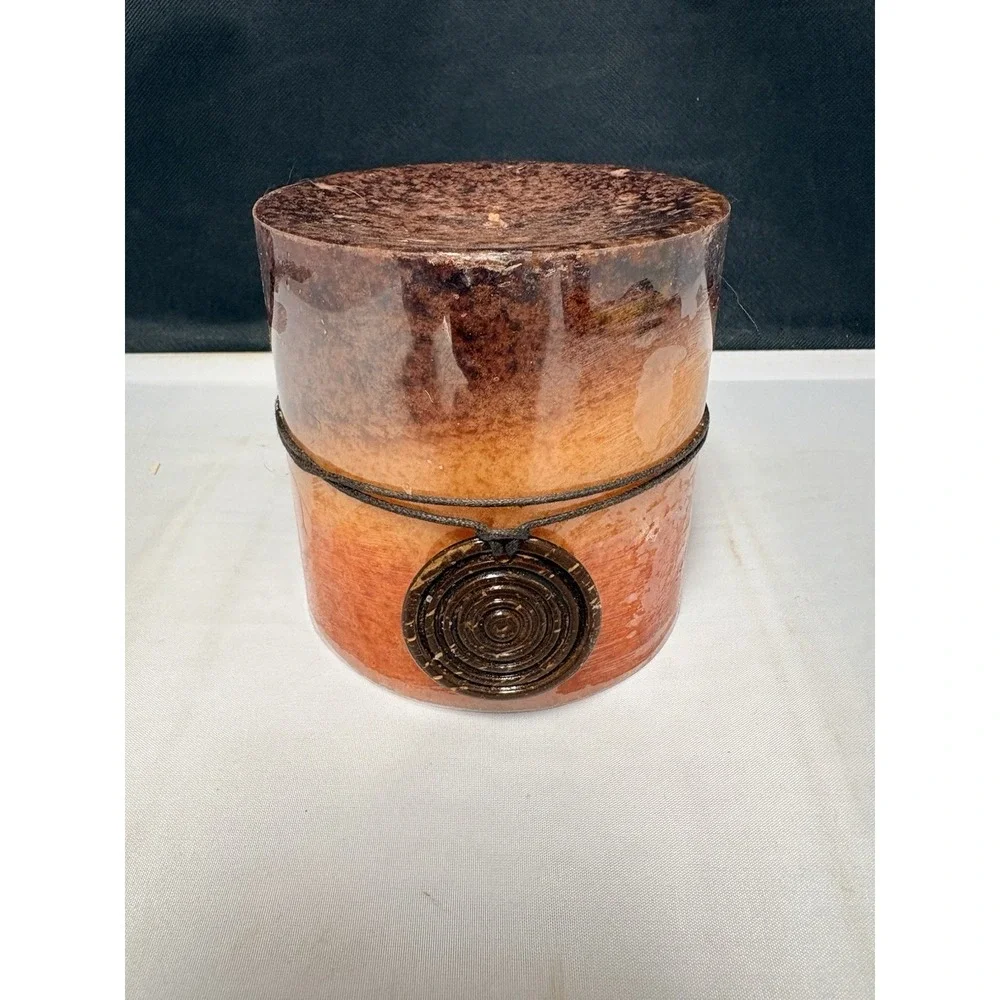 Pier One Asian Spice 4inch Pillar Candle Discontinued New Please Read Des.